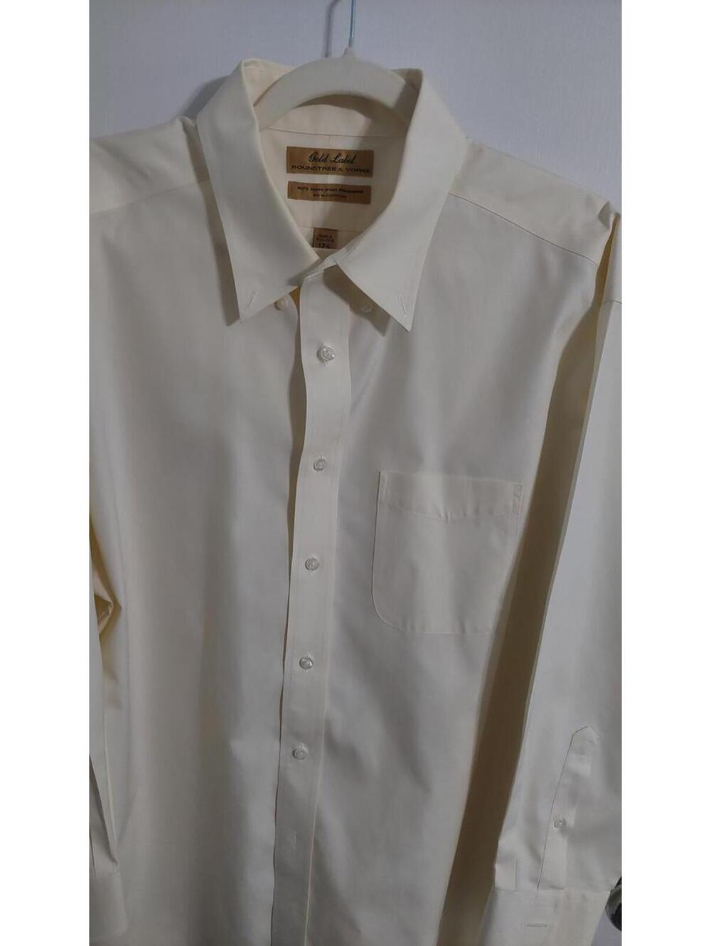 Gold Label Classic Cream Long Sleeve Button-Up Shirt